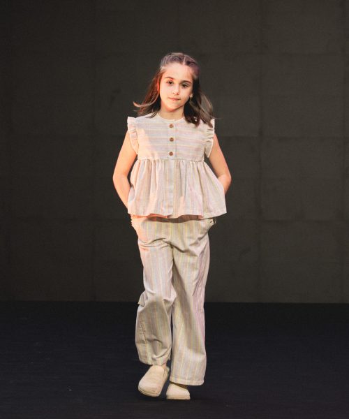 SISAL: Pantalón lino rayas