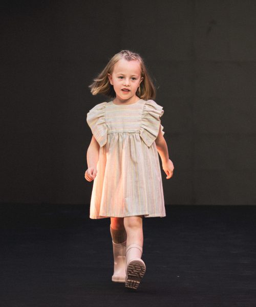 RAMIO: Vestido lino rayas