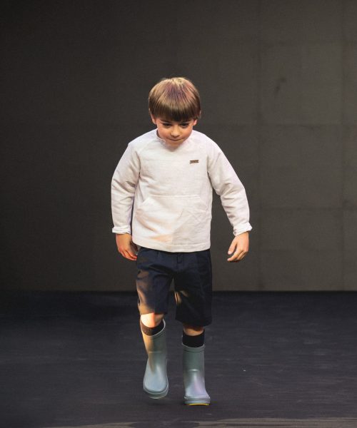 PIÑA: Casaca lino blanco