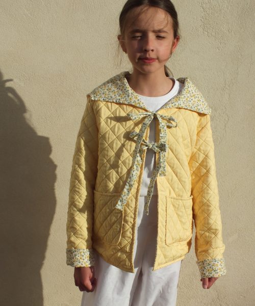 MAIZ: Chaqueta con capucha reversible.